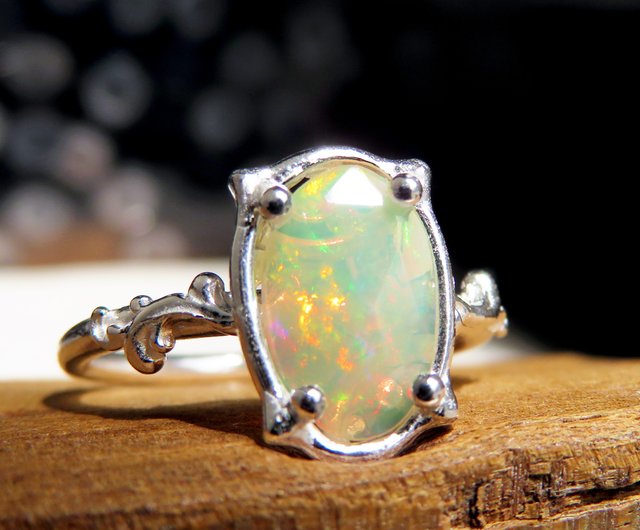 エチオピア オパール リング / Ethiopian Opal Ring 5b - ショップ