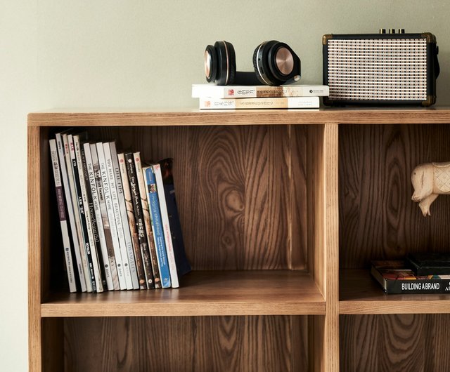 無垢材のシンプルな新しいファッション無垢材の4コンパートメント