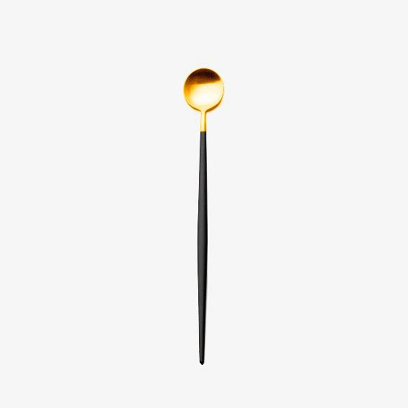 GOA Matte Long Drink Spoon - Cutlery & Flatware - Stainless Steel Black