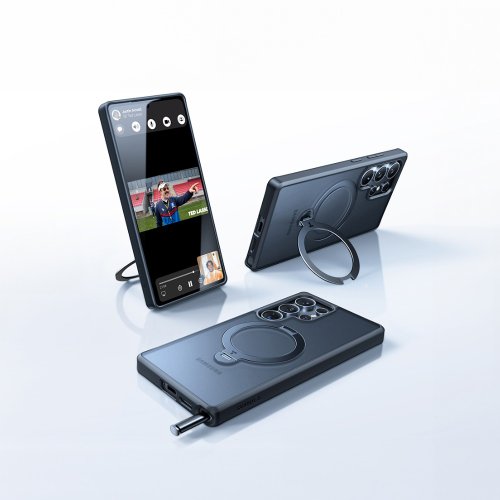TORRAS 臺灣官方旗艦店 TORRAS Ostand Spin Samsung S25系列 MagSafe 相容支架防摔手機