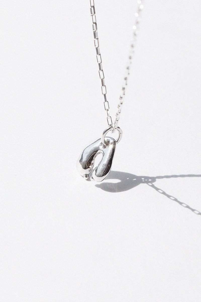 Pure Heart Necklace 純正之心項鍊 - 項鍊 - 純銀 銀色