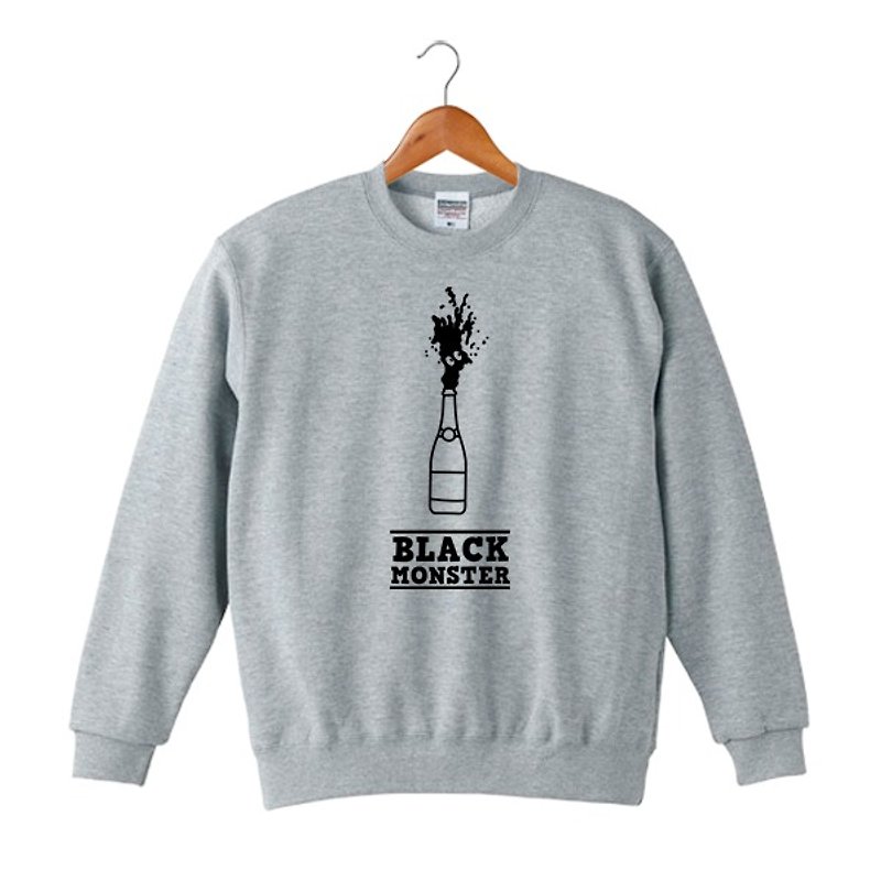 Black Monster # 13 Sweatshirt - Unisex Hoodies & T-Shirts - Cotton & Hemp Gray
