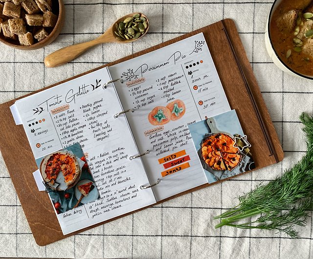Personalized Cooking Gifts - Custom Recipe Book for Bakers