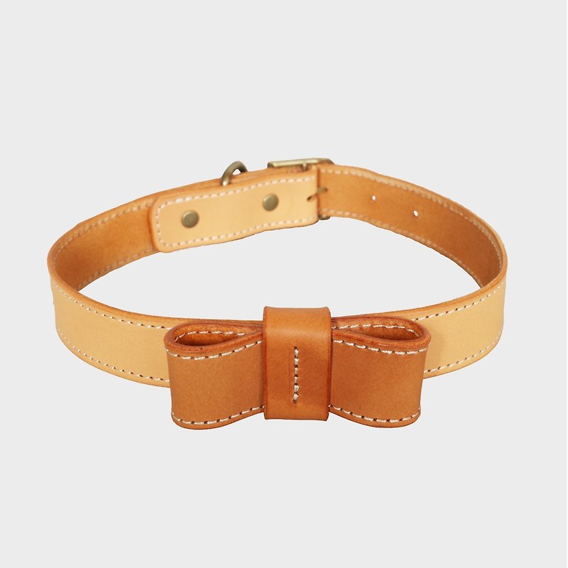 Big Chirp Collar | Leather Custom | Custom Typing | Pet Accessories | Genuine Leather | - ปลอกคอ - หนังแท้ 