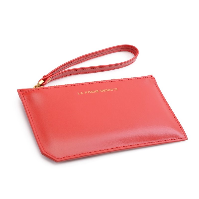 La Poche Secrete Christmas Gift: Shiny Leather Small Long Bag_Gift Red - Other - Paper Red