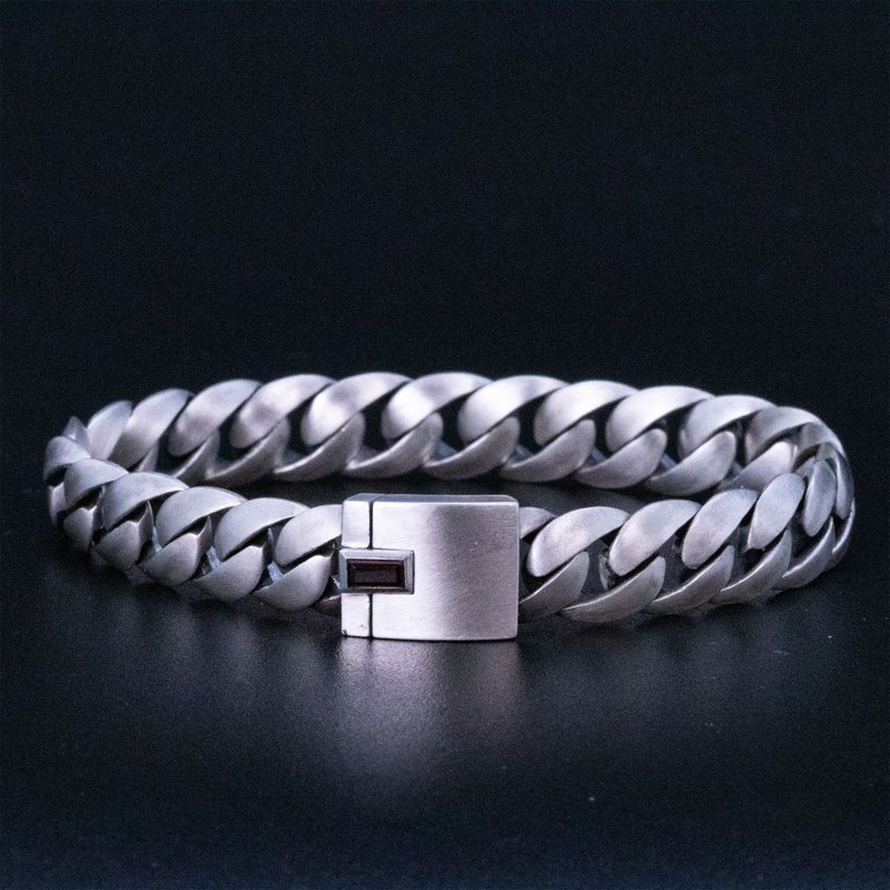 DUDAL 鏈條 / DB-12 - 手鍊/手環 - 純銀 銀色