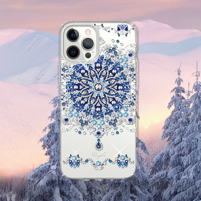 iPhone 12全系列 輕薄軍規防摔彩鑽手機殼-冰雪情緣 - 手機殼/手機套 - 其他材質 多色