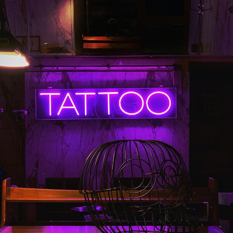 TATTOO霓虹燈LED發光字Neon Sign廣告招牌Logo餐廳酒吧咖啡廳 - 燈具/燈飾 - 壓克力 透明
