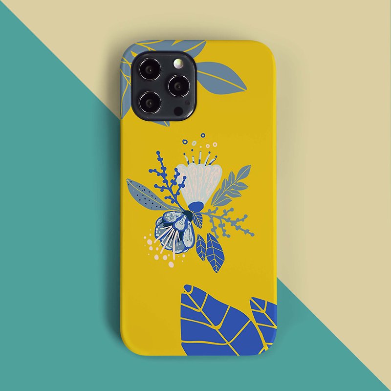 Yellow Spring Flower Phone case - 手機殼/手機套 - 塑膠 黃色