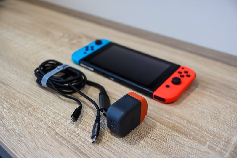旅行包(黑/灰)+Allite B1 20w快充+Type-C/HDMI 二合一快充影像傳 - 科技小物 - 其他材質 紅色