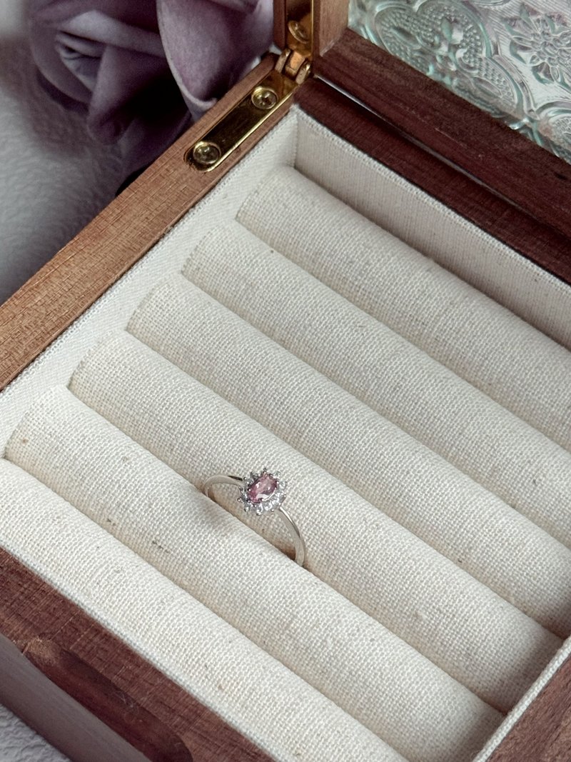 AZ 碧璽粉色 簡約戒指 - 戒指 - 寶石 