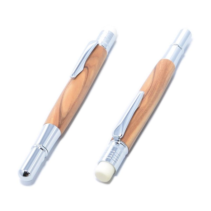 [! SALE] wooden pencil holder (Liriodendron; chrome plating) PNCH-C-TUL - อื่นๆ - ไม้ สีกากี