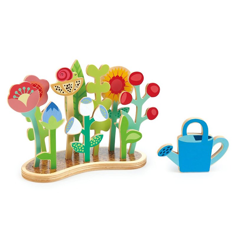繽紛小花園 - 嬰幼兒玩具/毛公仔 - 木頭 