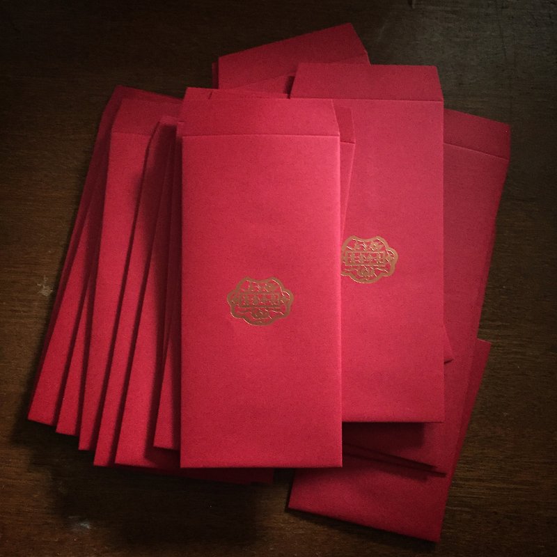赤い袋/長寿豊かで高価な子供のいとこ/ 5 - ご祝儀袋・ポチ袋 - 紙 レッド