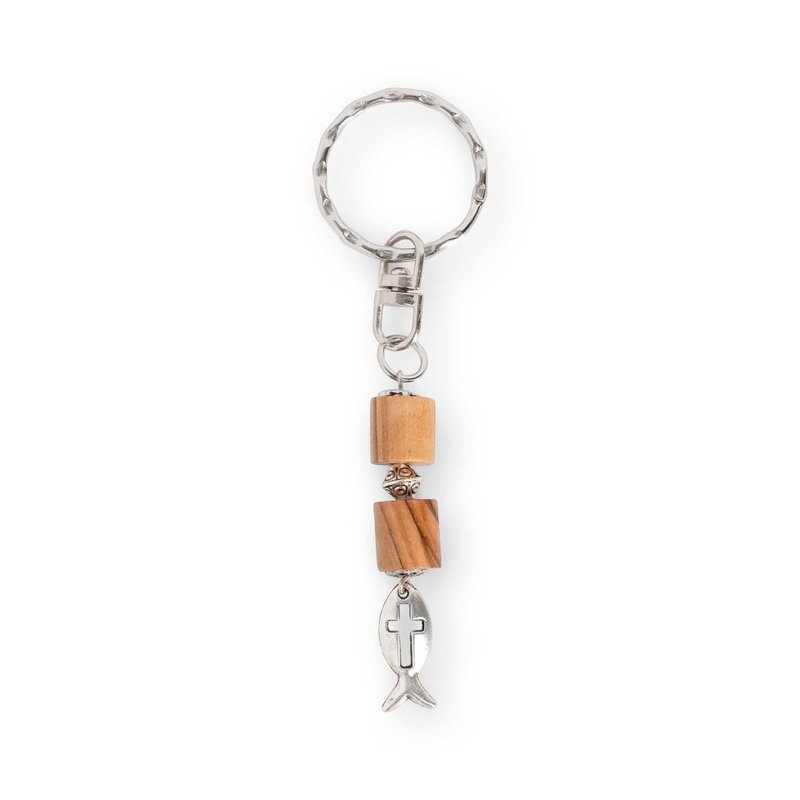 keychain Wooden Christian jewelry Multipurpose Hanging Accessory - Keychains - Wood Multicolor