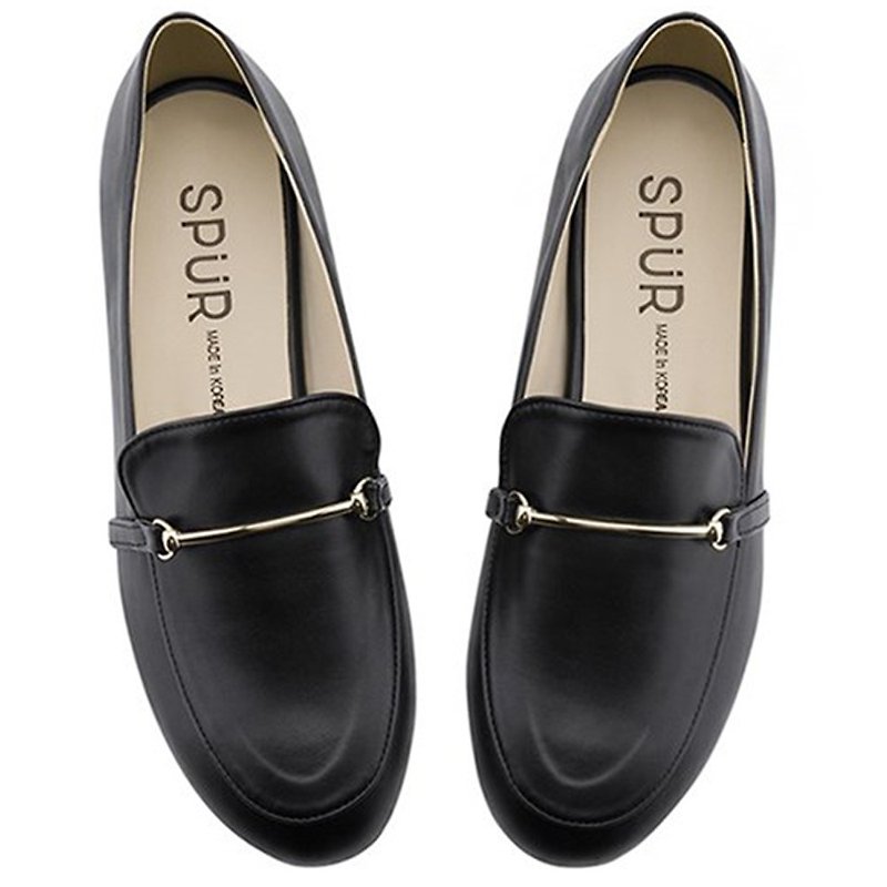 PRE-ORDER SPUR Dord line loafer OF9001 BLACK - Women's Oxford Shoes - Other Materials 