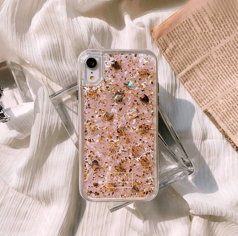 iphone11 gift-giving preferred spot poem shell shatter-resistant mobile phone case real shell design - Phone Cases - Shell Pink