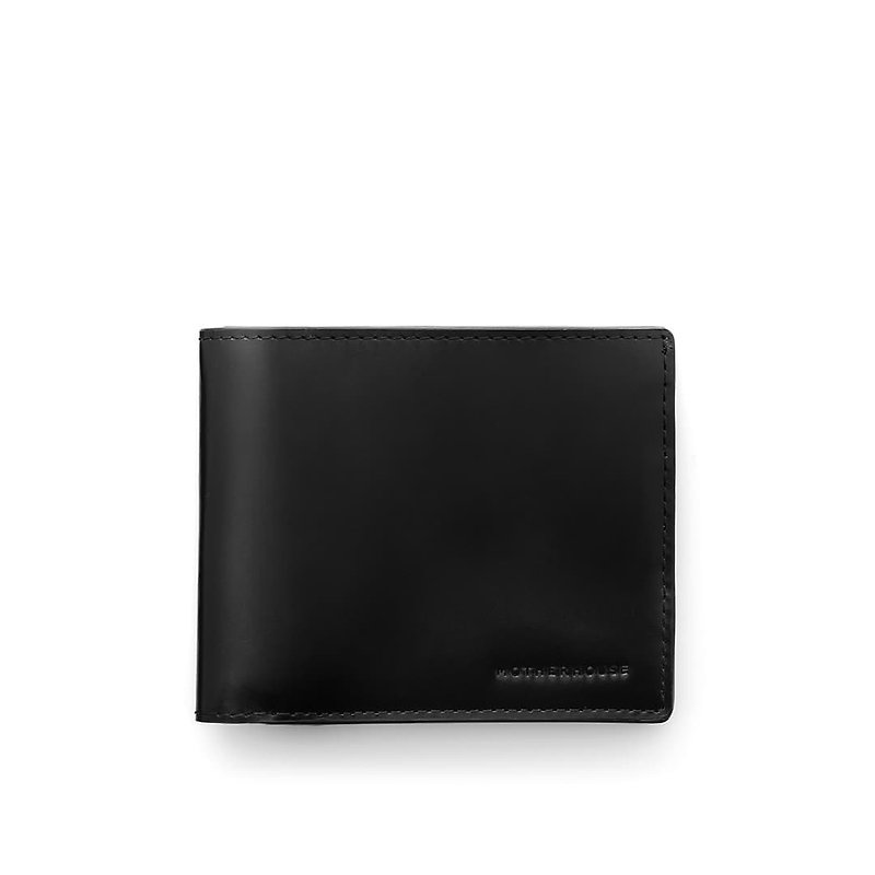 Glazed Short Clip - Classic Black - Wallets - Genuine Leather Black