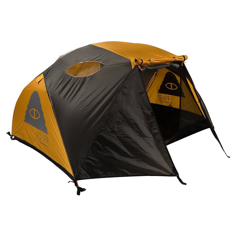 POLER TWO MAN TENT 雙人帳篷 芥黃 × 黑 限量商品 - 野餐墊/露營用品 - 其他材質 多色