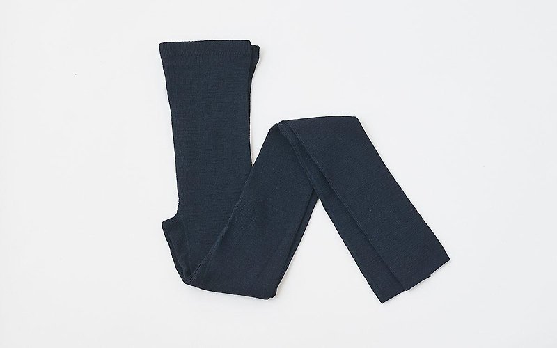 Wool linen knit leggings (black) one-size-fits-all - Women's Underwear - Cotton & Hemp Black
