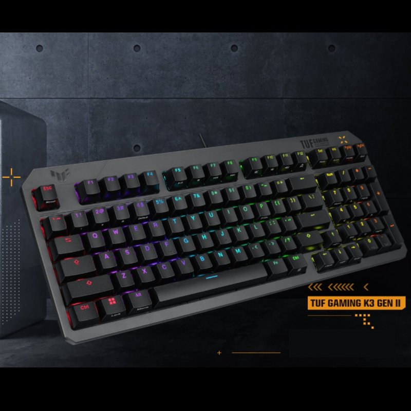ASUS 華碩 TUF Gaming K3 Gen II 電競鍵盤 - 電腦配件 - 塑膠 黑色