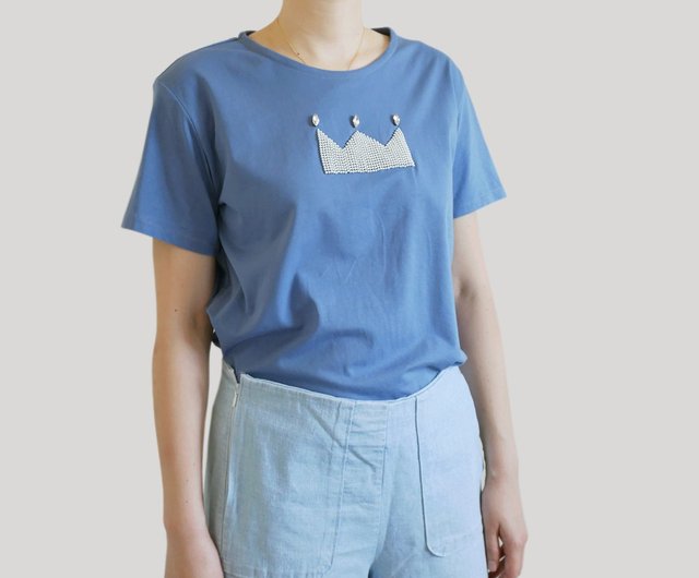 blue crown t shirts