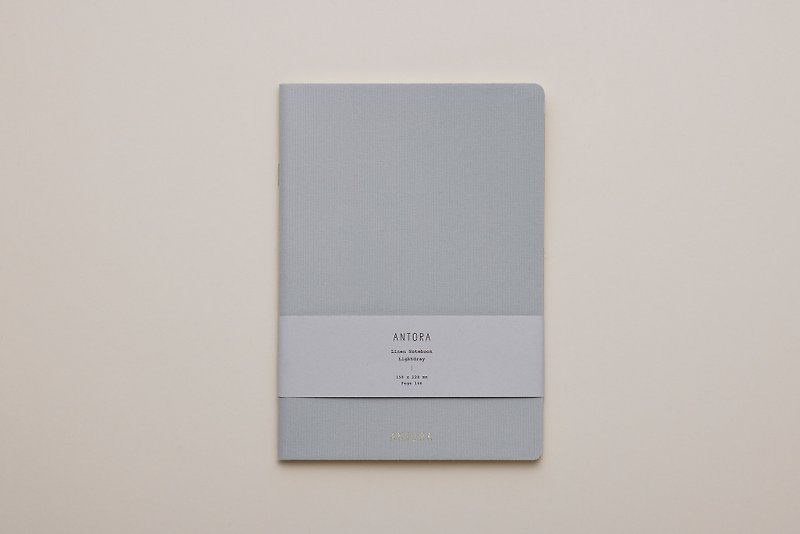 ANTORA  Linen Notebook / Brown - สมุดบันทึก/สมุดปฏิทิน - กระดาษ สีเทา