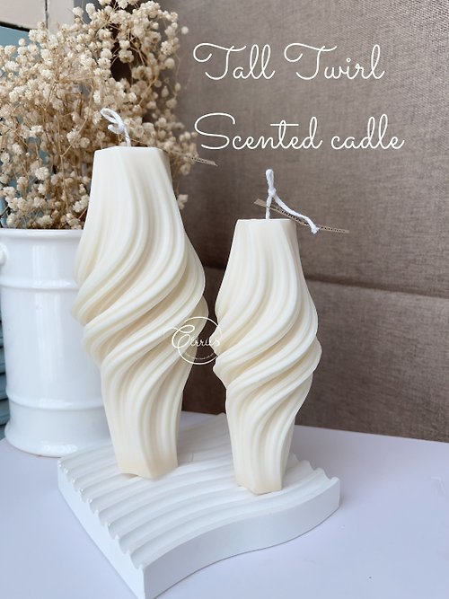 cirrusxxstudio Twirl Tall scented candle home scented candles Room scented candles