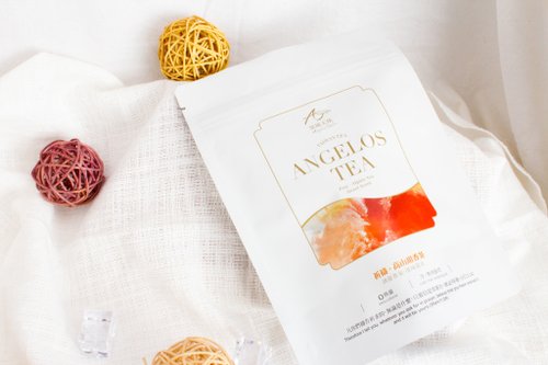 茶境天使Angelostea｜臺灣高山茶葉茶包｜堅持不薰香不加料｜伴手禮 【茶包隨手袋】祈禱・高山原片茶 甜香 三角立體茶包 冷泡茶 熱泡