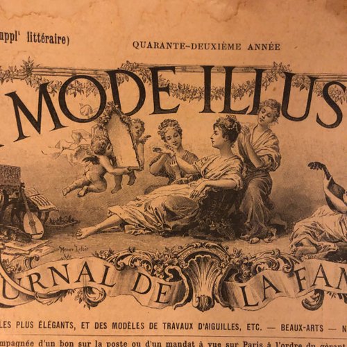 フランスの100年の歴史を持つファッション誌La Mode Illustréeの