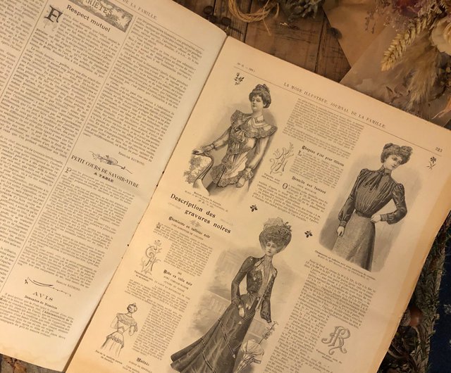 フランスの100年の歴史を持つファッション誌La Mode Illustréeの