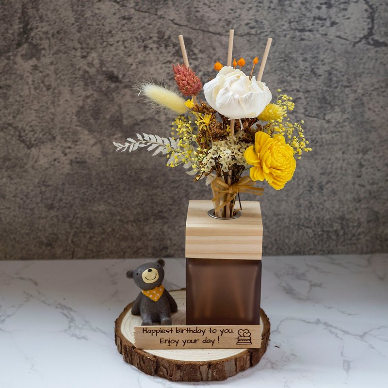 【Eternal Flower Diffuser Gift Box】Golden Autumn Season