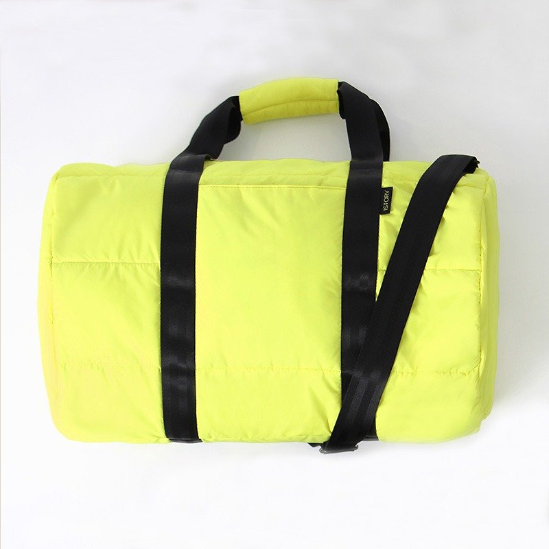 Cylindrical backpack. Yellow╳black - Messenger Bags & Sling Bags - Other Materials Yellow