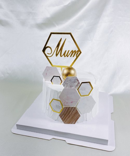GJ.cake 愛Love 生日蛋糕 造型 母親節 甜點 客製化 蛋糕 6吋 面交
