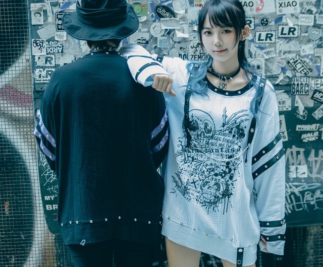 ひなな様33℃ネイビーロングシャツ、クロシェアシメt黒 長袖シャツ ビッグシルエット アシンメトリー チェック柄シャツ