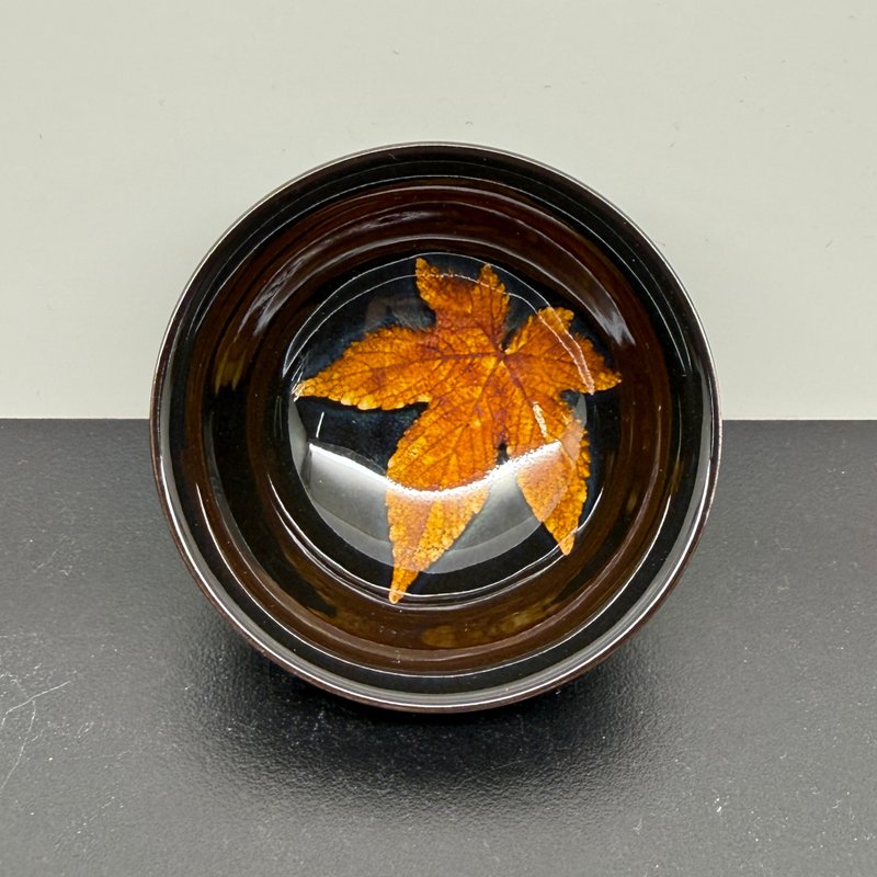 木葉天目功夫杯 60ml 邱毓寧 鶯歌燒 B9-16 - 茶壺/茶杯/茶具 - 瓷 多色