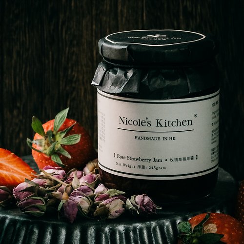 Nicole's Kitchen 【香港手工果醬】玫瑰草莓果醬