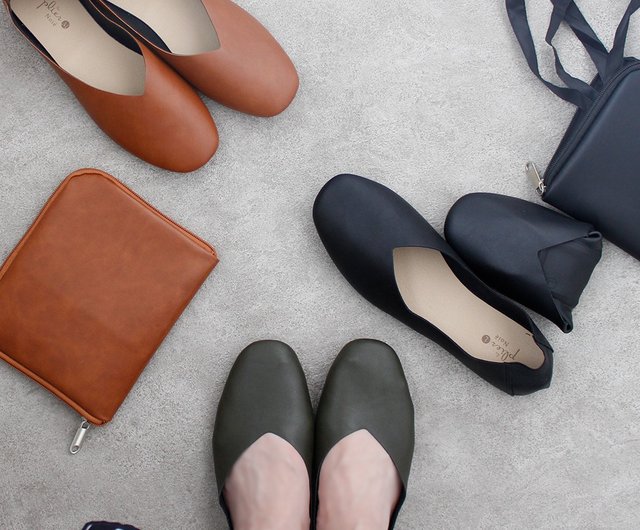 折疊鞋 Les Plier Noie Folding Shoes Pouch 折り畳み携帯シューズ