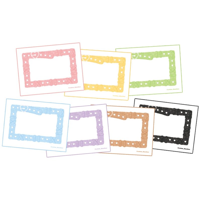 angora belt paper sticker MIX (21 sheets) - Stickers - Paper Multicolor