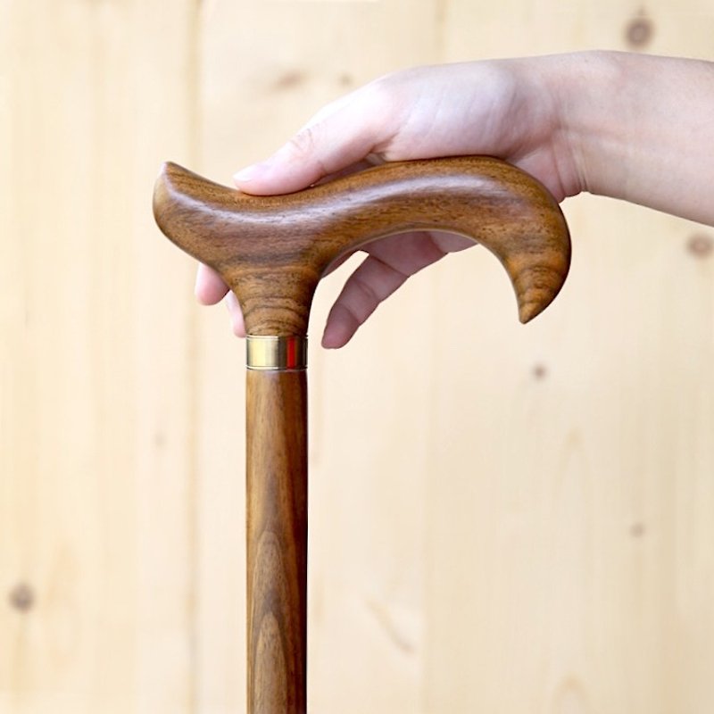 古樸雅緻* 非洲黑桃木原木手杖 (男女適用) - 其他 - 木頭 