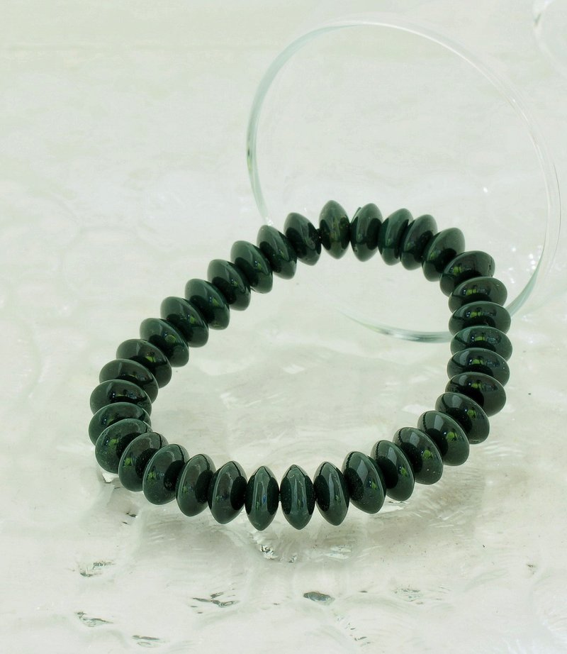 Alashan Blue-Green Rocks 10.5x5.3mm Bracelet - สร้อยข้อมือ - เครื่องเพชรพลอย 