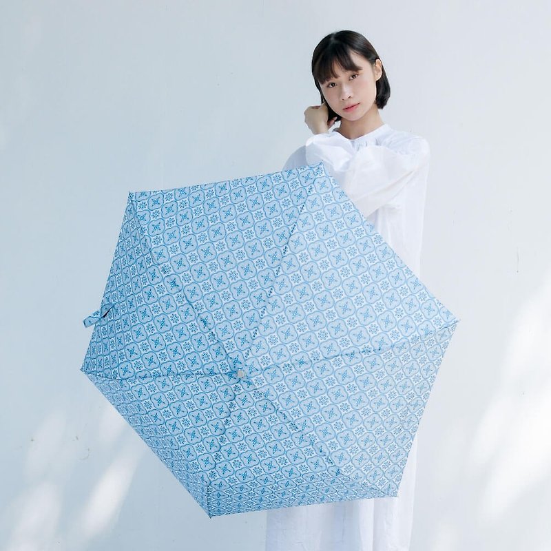 【OMBRA × inBlooom / TiLite Ultra-Lightweight Auto Folding Umbrella】แห้งเร็ว - ร่ม - วัสดุกันนำ้ สีน้ำเงิน