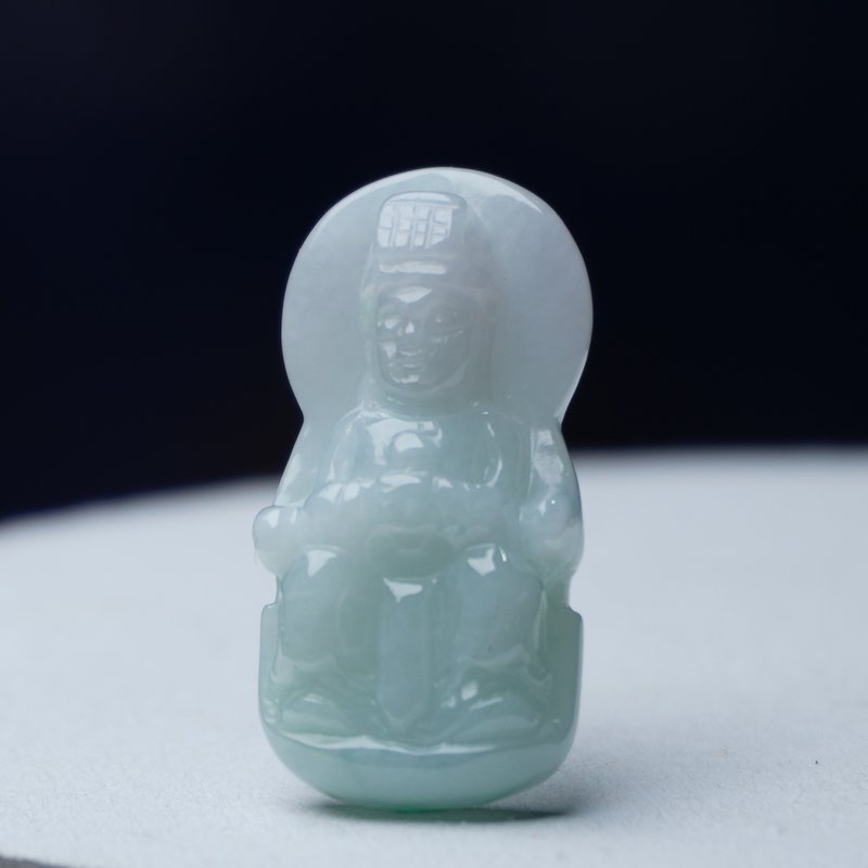 翡翠媽祖 | 天然緬甸A貨翡翠 | 送禮 - 吊飾/掛飾 - 玉石 
