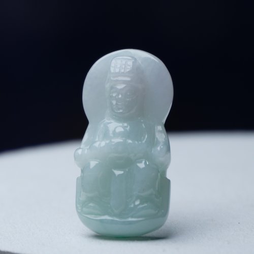 瓔珞翡翠 翡翠媽祖 | 天然緬甸A貨翡翠 | 送禮