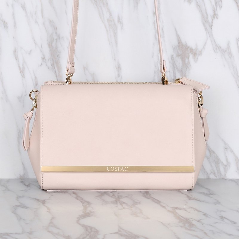 Light Pink Color DAY BAG – Synthetic Leather Shoulder Bag