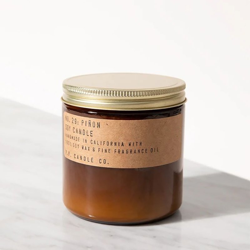 P.F. PF CANDLE CO. 手工香氛蠟燭 12.5oz 北美松針 Pinon - 香氛蠟燭/燭台 - 玻璃 