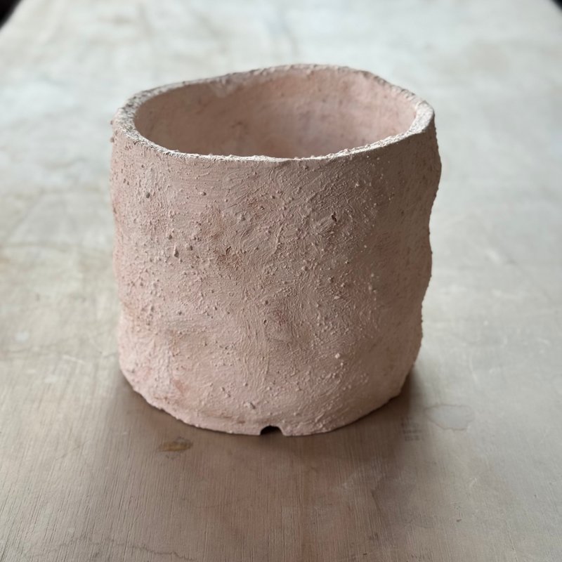 50047- 白砂岩無釉花器 - 擺飾/家飾品 - 陶 