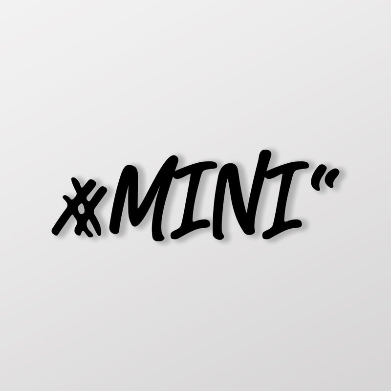 #MINI/車貼、貼紙 SunBrother孫氏兄弟 - 貼紙 - 防水材質 
