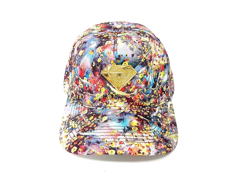 Diamond baseball cap # Sakuragao hat cap - Hats & Caps - Cotton & Hemp Multicolor