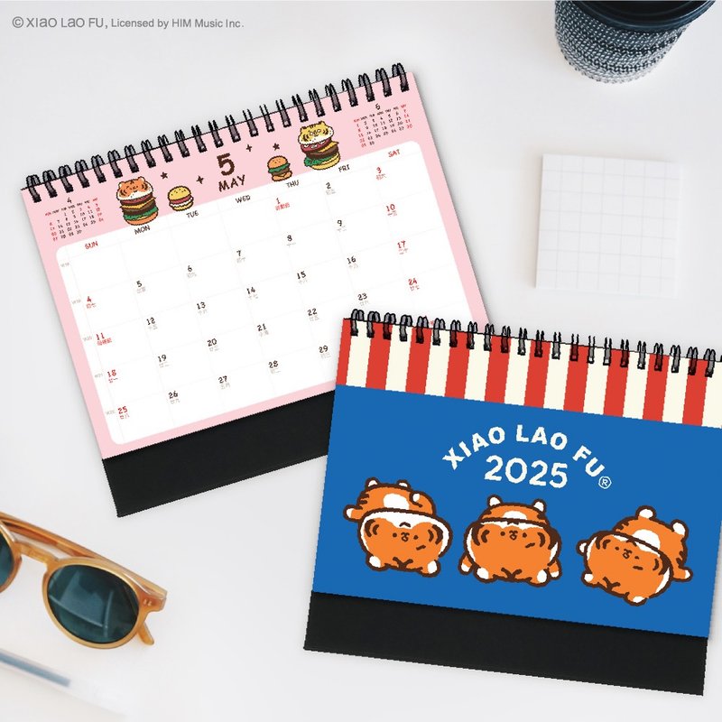 JzFun / Xiao Laofu 2025 Desk Calendar - ปฏิทิน - กระดาษ 